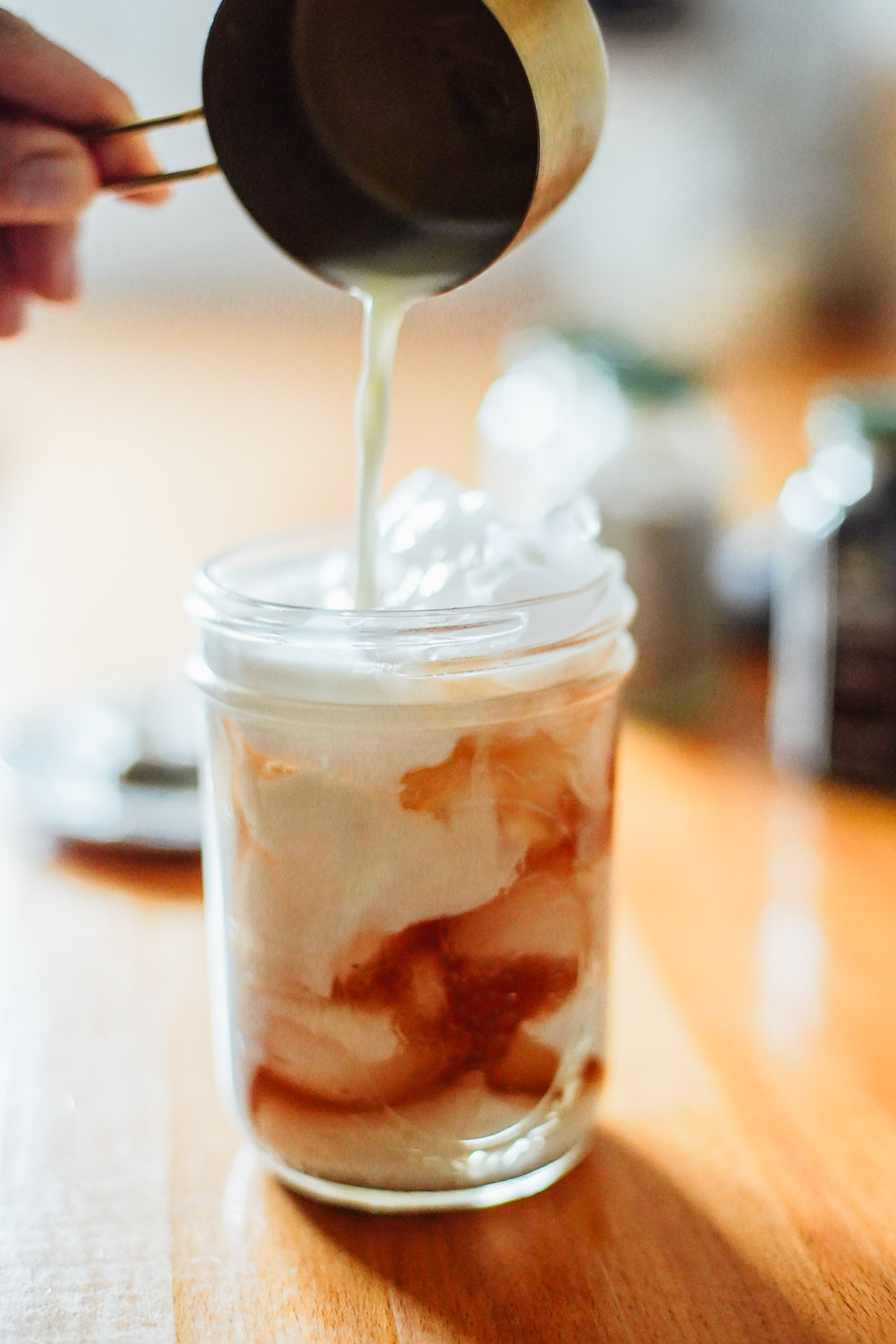 How to make Iced Chai Latte Recipe with Tea bags & Spices